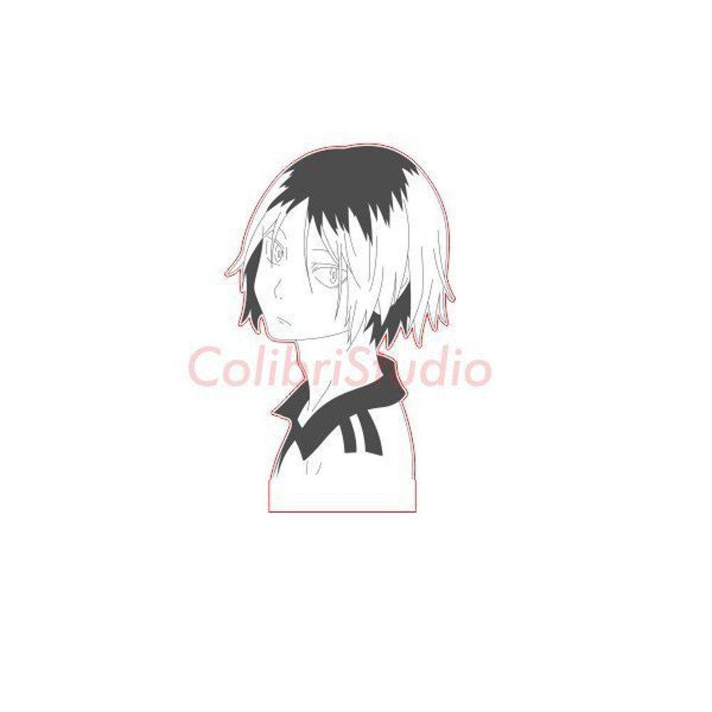 Kenma Haikyuu anime 3d lamp vector file.jpg