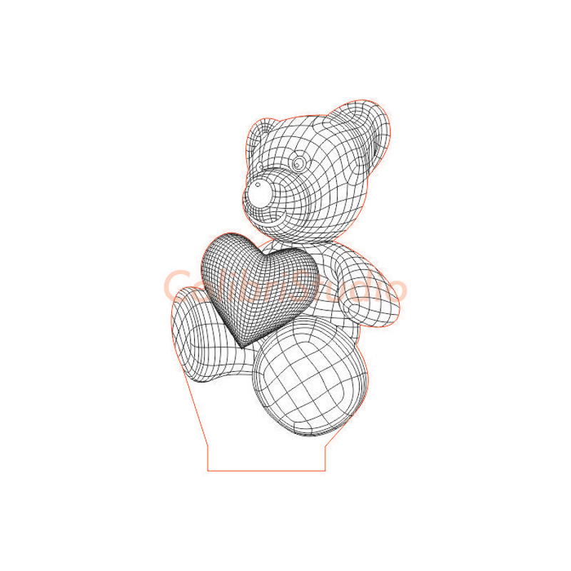 Cute bear with heart 3d illusion lamp vector file.jpg