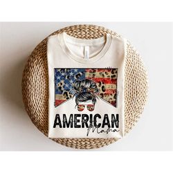 usa american mama sublimation design, country mama, western sublimation designs, instant download, mom bun, messy bun pn