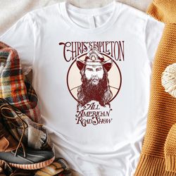 chris stapleton all american road show 2023 tour fan perfect gift idea for men women birthday gift unisex tshirt