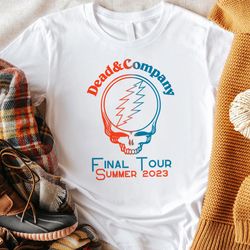 dead & company dead co band final summer tour 2023 fan perfect gift idea for men women birthday gift unisex tshirt