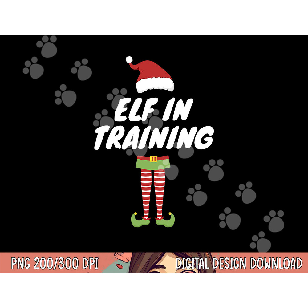 Elf In Training Tshirt, Christmas Elves Family Gift Shirt copy.jpg