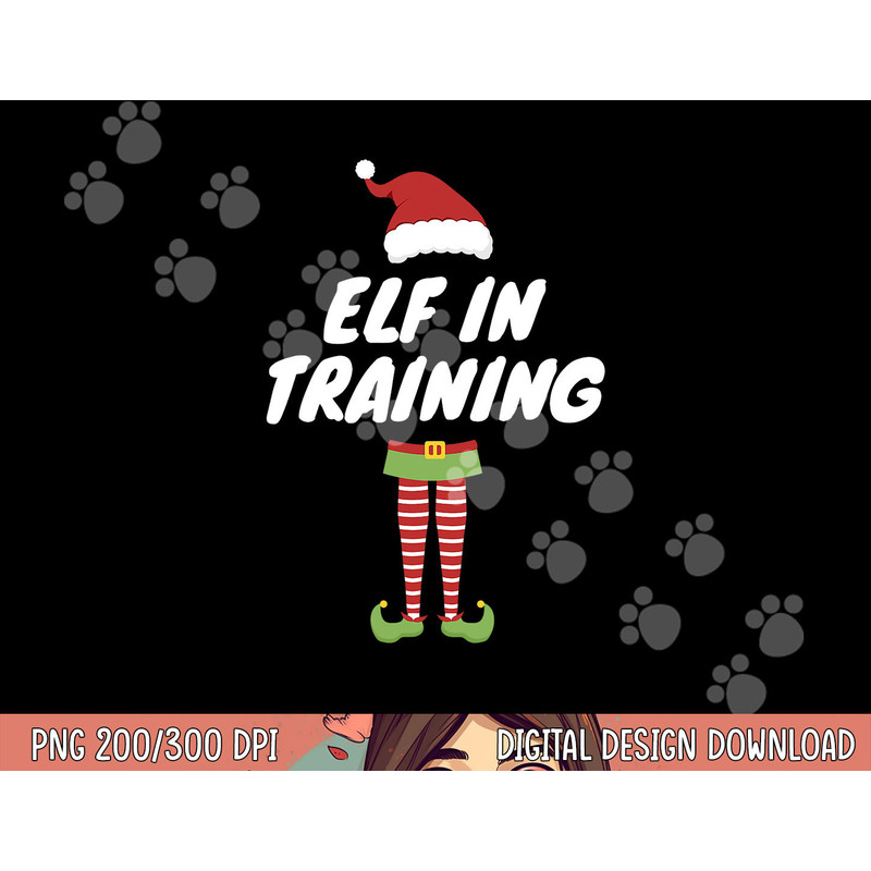 Elf In Training Tshirt, Christmas Elves Family Gift Shirt copy.jpg