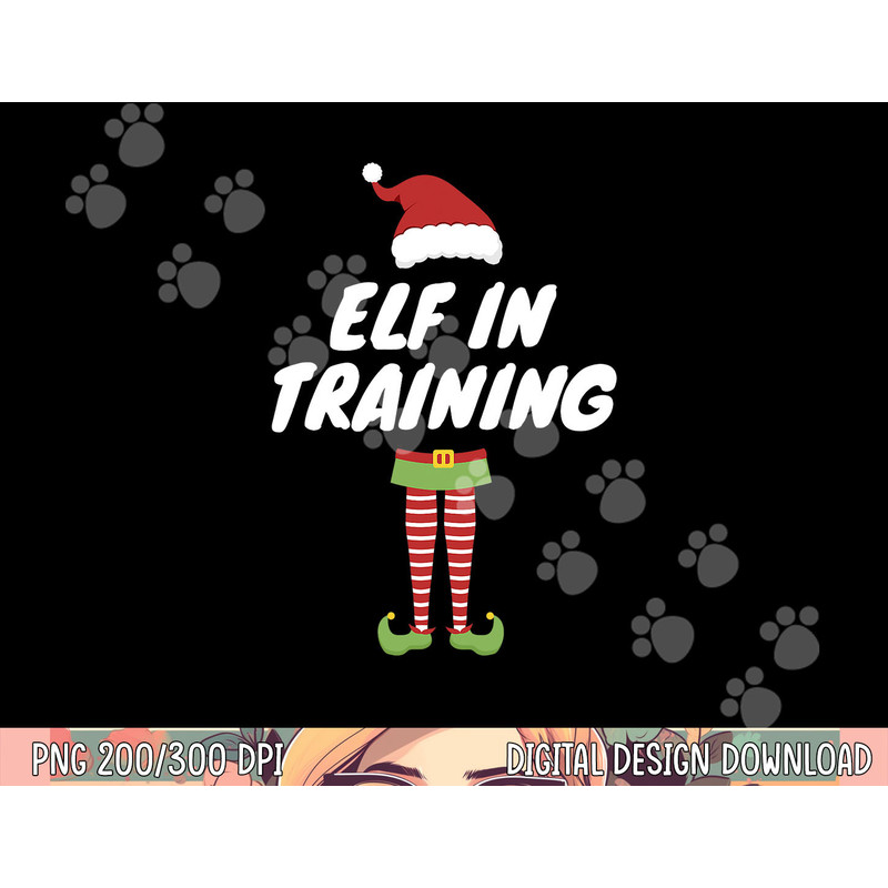Elf In Training Tshirt, Christmas Elves Family Gift Shirt copy.jpg