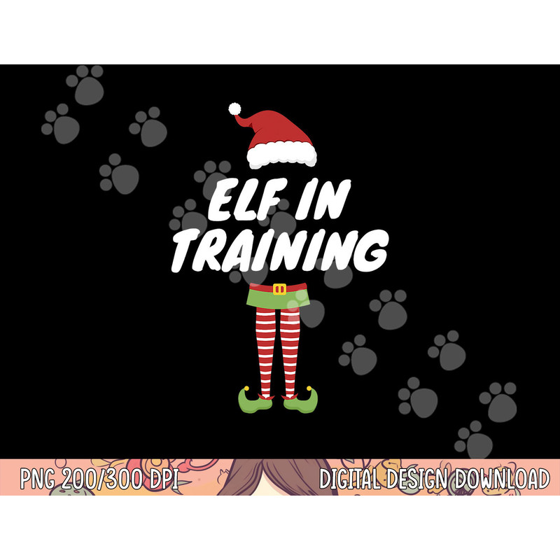 Elf In Training Tshirt, Christmas Elves Family Gift Shirt copy.jpg