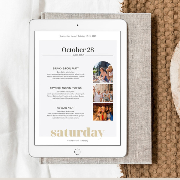 Bachelorette Itinerary Template, 30 pages Bachelorette Weekend Itinerary Planner, Editable Digital Invite, Party event  (9).jpg