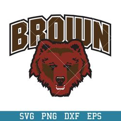 brown bears logo svg, brown bears svg, ncaa svg, png dxf eps digital file