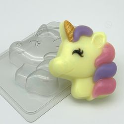 Cute unicorn plastic mold