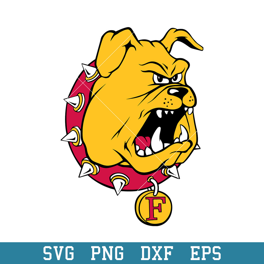Ferris State Bulldogs  Logo Svg, Ferris State Bulldogs Svg, NCAA Svg, Png Dxf Eps Digital File.jpeg