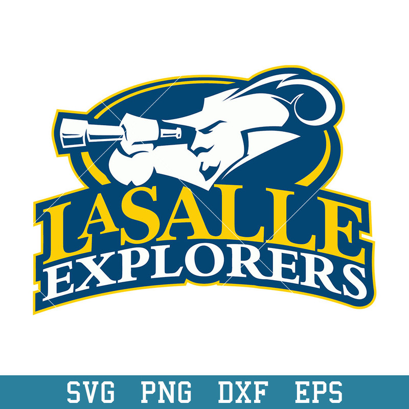 La Salle Explorers Logo Svg, La Salle Explorers Svg, NCAA Svg, Png Dxf Eps Digital File.jpeg