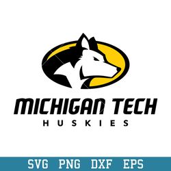 michigan tech huskies logo svg, michigan tech huskies svg, ncaa svg, png dxf eps digital file