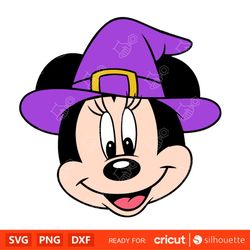 Halloween Disney, Minnie Mouse Svg, Halloween Svg, Disney Svg, Cricut, Silhouette Vector Cut File