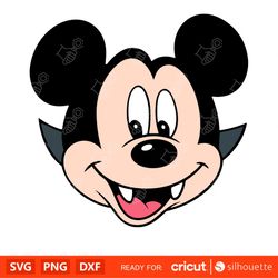 Halloween Disney, Mickey Mouse Svg, Halloween Svg, Disney Svg, Cricut, Silhouette Vector Cut File