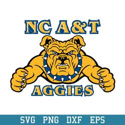 north carolina a&t aggies logo svg, north carolina a&t aggies svg, ncaa svg, png dxf eps digital file