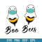 Boo Bees Halloween Face Mask Svg, Halloween Svg, Png Dxf Eps Digital File.jpeg