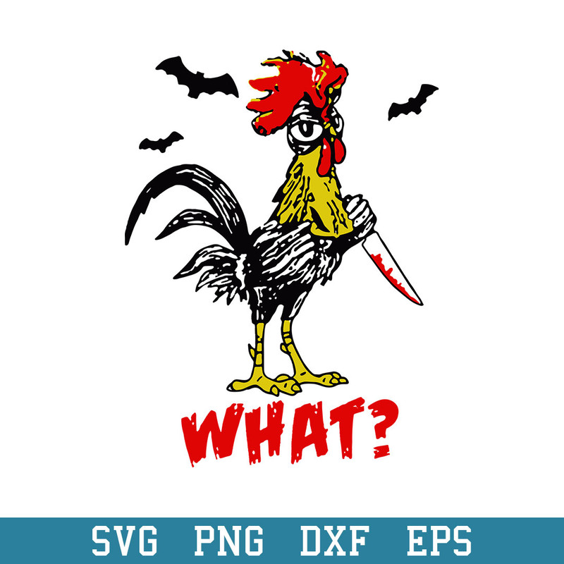Chicken Mashup Michael Myers What Halloween Svg, Halloween Svg, Png Dxf Eps Digital File.jpeg