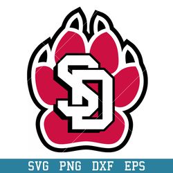 south dakota coyotes logo svg, south dakota coyotes svg, ncaa svg, png dxf eps digital file