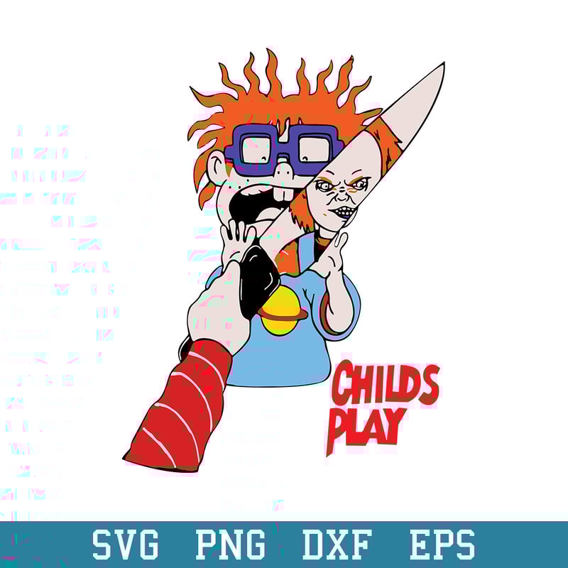 Chucky Scary Killer Halloween Svg, Halloween Svg, Png Dxf Eps Digital File.jpeg