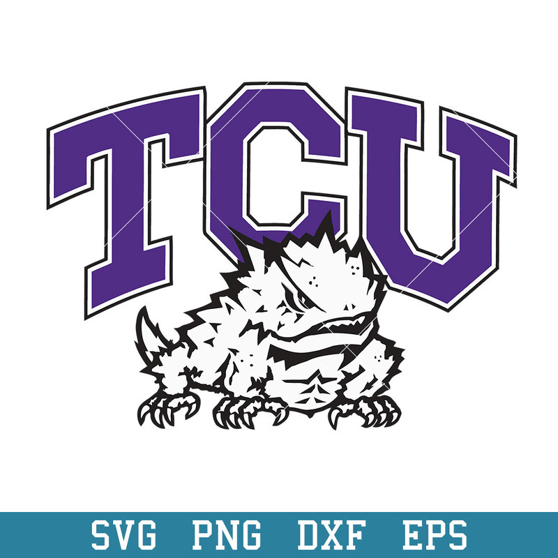 TCU Horned Frogs Logo Svg, TCU Horned Frogs Svg, NCAA Svg, Png Dxf Eps Digital File.jpeg