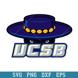 UCSB Gauchos Logo Svg, UCSB Gauchos Svg, NCAA Svg, Png Dxf Eps Digital File