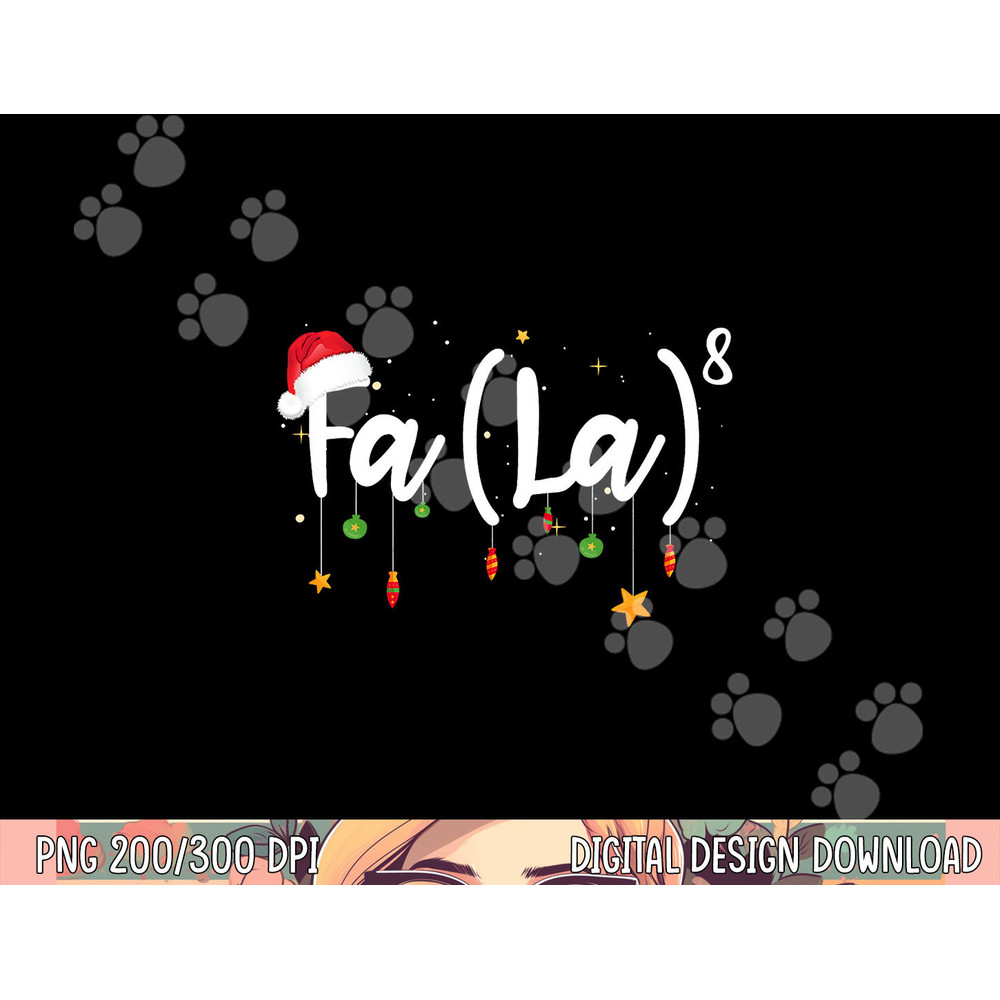 FA (LA)8 Funny Christmas Santa Fa La Math png, sublimation copy.jpg
