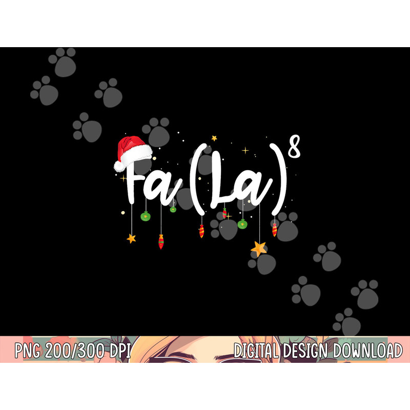 FA (LA)8 Funny Christmas Santa Fa La Math png, sublimation copy.jpg