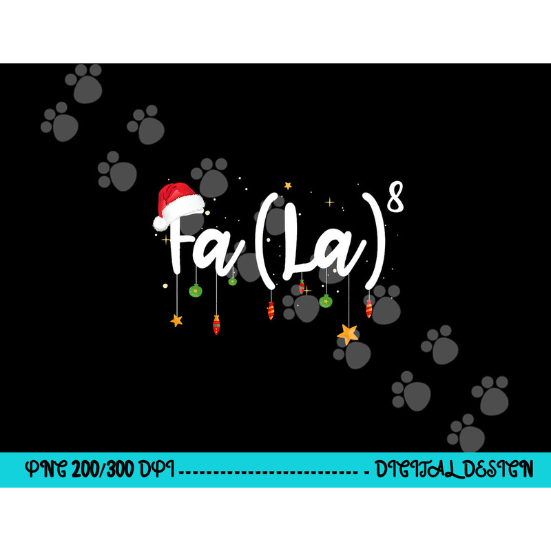 FA (LA)8 Funny Christmas Santa Fa La Math png, sublimation copy.jpg