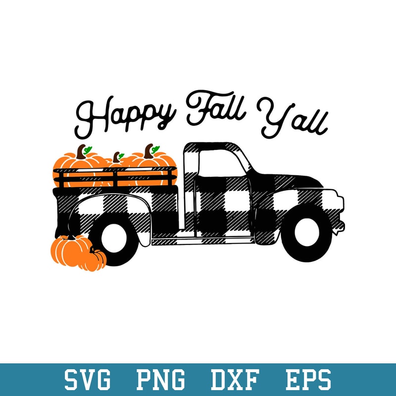 Fall Pumpkin Truck Svg, Car Halloween Svg, Halloween Svg, Png Dxf Eps Digital File.jpeg