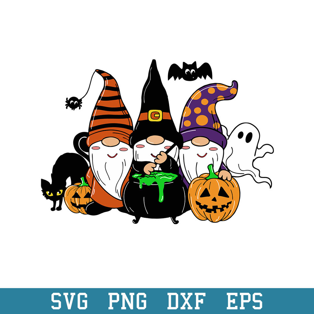 Gnomies Halloween Svg, Halloween Svg, Png Dxf Eps Digital File.jpeg