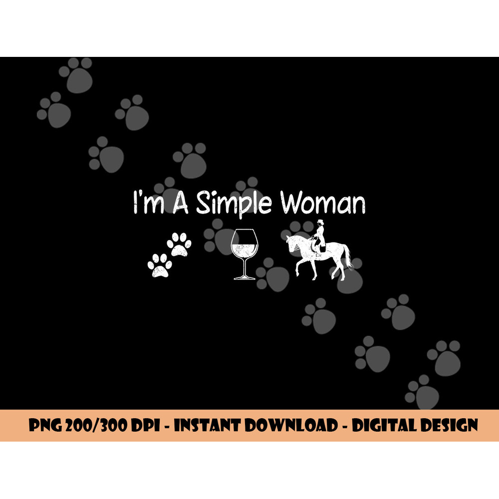 I m A Simple Woman Wine Dog Horse Tee For Mom Mother s Day png, sublimation copy.jpg