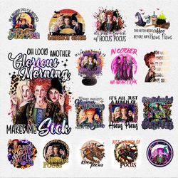 hocus pocus png designs horror halloween movies clipart bad witches png sandeson sisters png sublimation 25 designs