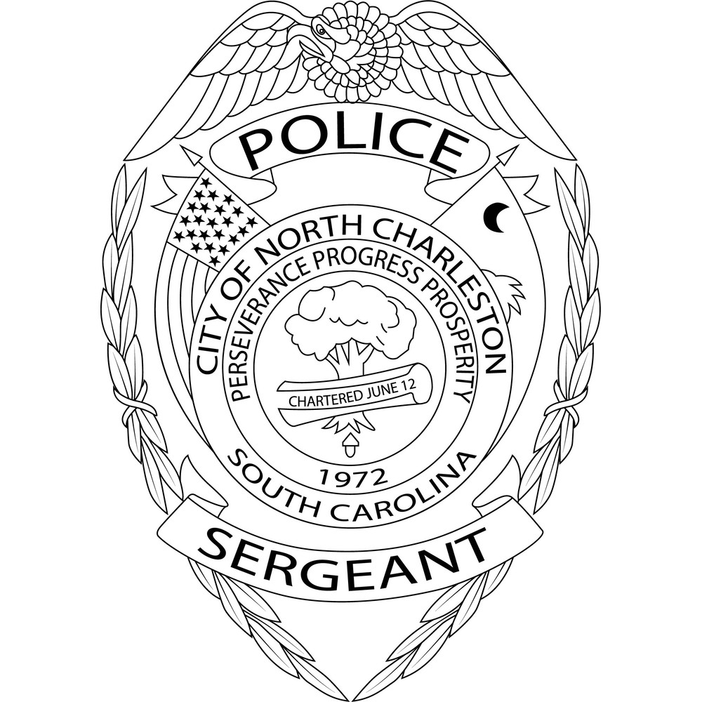 police sergeant badge city of north charleston vector file.jpg