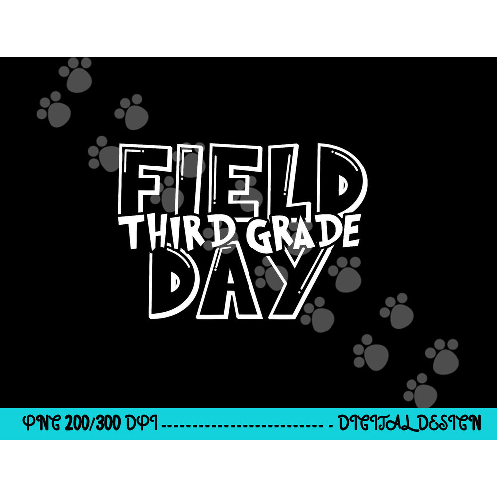 Field Day 2023 Third Grade school teacher kids Green png, sublimation copy.jpg
