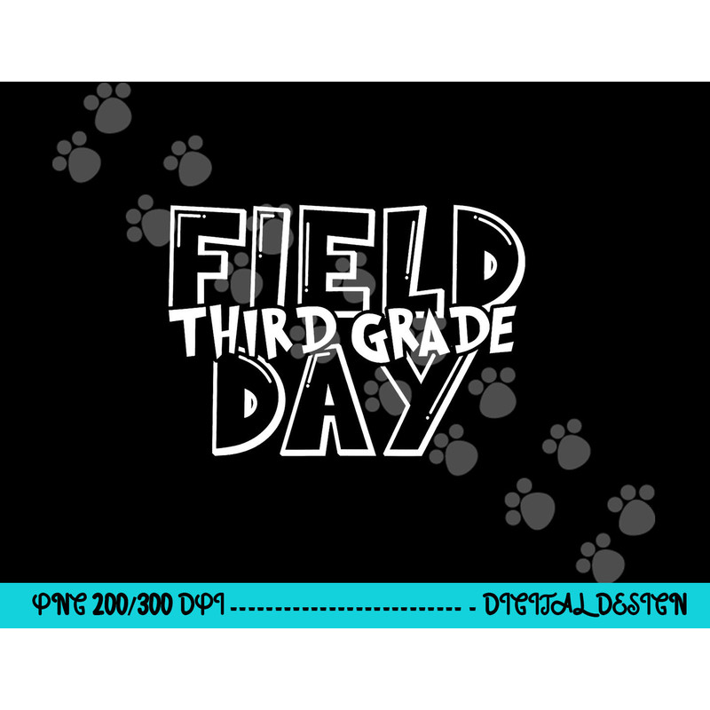 Field Day 2023 Third Grade school teacher kids Green png, sublimation copy.jpg