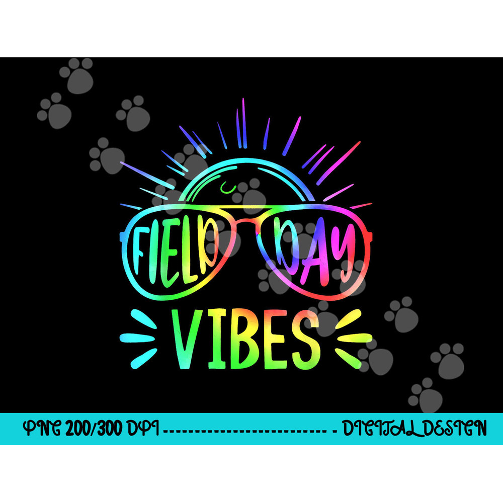 FIELD DAY VIBES 2023 Teacher Kids Groovy Tie Dye Hippie png, sublimation copy.jpg
