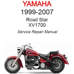 Yamaha Road Star XV1700 1999 2000 2001 2002 2003 2004 2005 2006 2007 Service Repair Manual