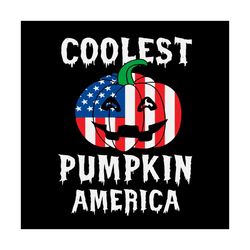 coolest pumpkin america halloween svg halloween pumpkin vector svg, halloween pumpkin gift for halloween day svg, silhou