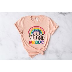 hello second grade shirt, second grade teacher, 2nd grade,teacher shirts, gifts for teachers, first day of school shirt,