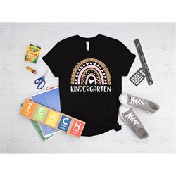 kindergarten rainbow hirt, back to school shirt, kindergarten teacher shirt, teacher gift ideas, rainbow shirt, first da