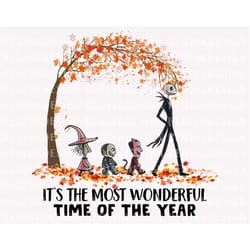 it's the most wonderful time of the year png, halloween nightmare before png, autumn png, autumn leaves png, fall png, i