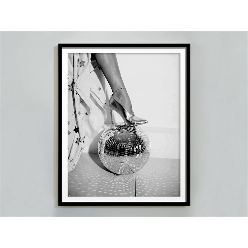 MR-48202382654-high-heels-on-disco-ball-poster-black-and-white-fashion-print-disco-bachelorette-feminist-print-feminine-wall-art-teen-girl-room-decor.jpg