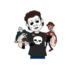 jason voorhees halloween svg happy halloween vector svg, halloween jason voorhees gift for halloween day svg, silhouette
