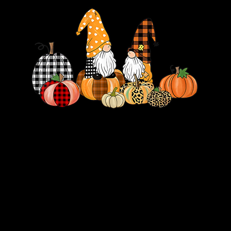 Buffalo Plaid Pumpkin Gnomes Fall Autumn Thanksgiving T-Shirt.jpg