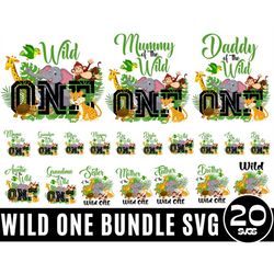 wild one family matching svg,mother of the wild one svg,  zoo animal  png, jungle safari lion giraffe, 1st birthday wild