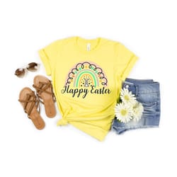 easter rainbow shirt | happy easter day shirt, easter shirt, easter family shirt, easter matching shirt, cute easter shi