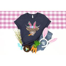 happy easter heifer, happy easter y'all, easter tshirt, easter cute bunny sweatshirt, easter shirt, easter cow sweatshir
