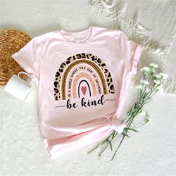 in a world where you can be anything be kind shirt, kindness shirt, rainbow be kind shirt, teacher shirt, autism shirt,