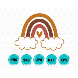 boho rainbow svg bundle, rainbow svg, hand drawn rainbow, cute rainbow svg, boho rainbow clipart, rainbow clipart, boho