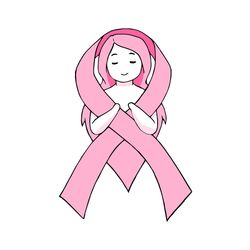 woman breast cancer awareness vector svg, pink wariors gift for breast cancer awareness svg, fight gift for breast cance