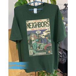 vintage j cole tshirt, neighbors comic book parody shirt, rapper shirt, bootleg raptees 90s shirt, j cole graphic tee, u